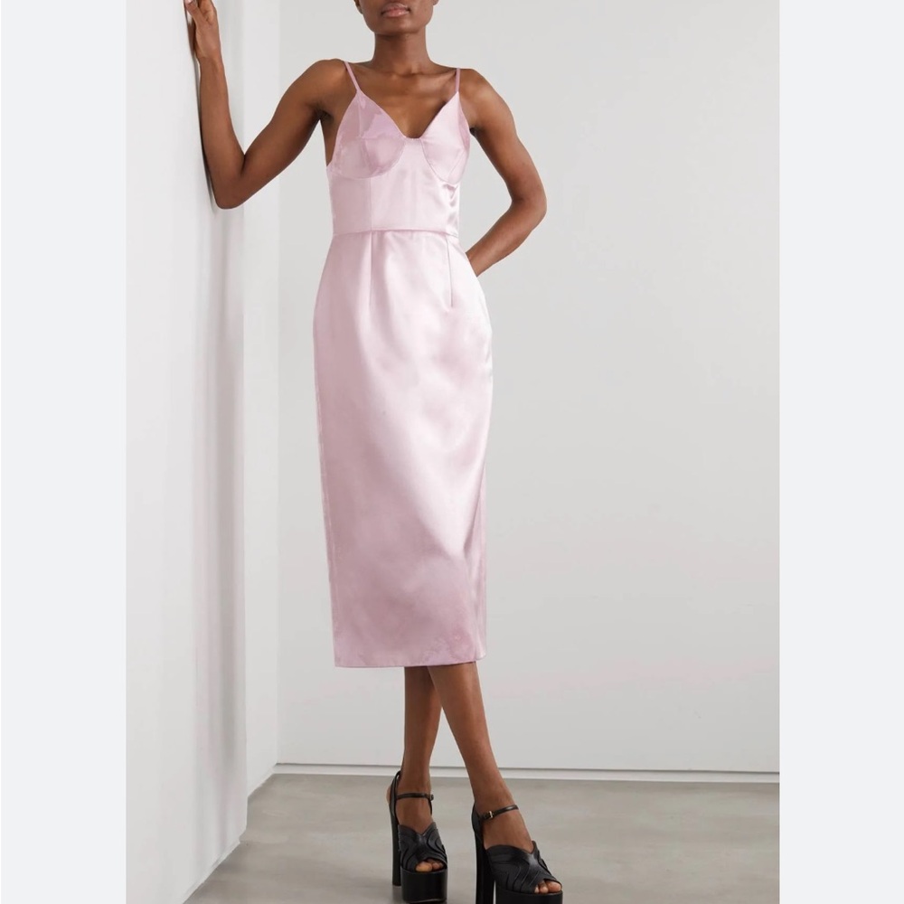 Gucci Pink Satin Dress